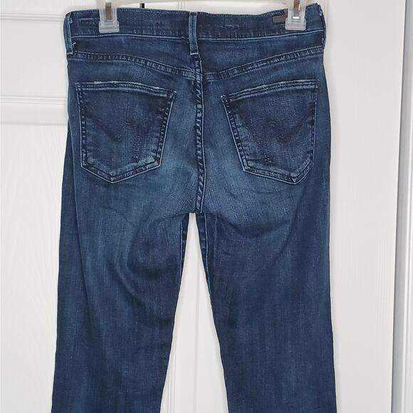 Citizens Of Humanity Elson Medium Rise Dark Wash Jeans Sz 27 - Picture 5 of 11